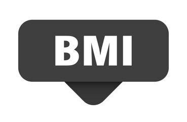 bmi sticker. bmi sign on transparent background