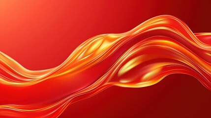 Elegant flowing design with vibrant colors.