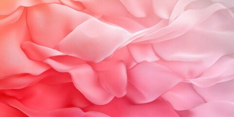 Obraz premium Soft pink and white abstract fabric waves create delicate flowing patterns