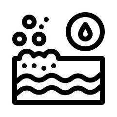 Exfoliating Scrub line icon