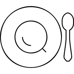 Simple vector icon drink