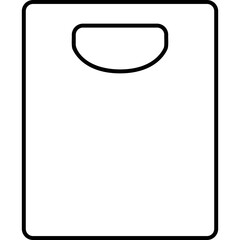 Simple vector icon cutting board