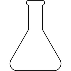 Simple vector icon flask