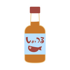 しょっつる。フラットなベクターイラスト。
Shottsuru. Flat vector illustration.