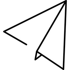 Paper Plane Line Icon