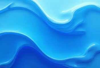 Abstract background,Abstraction, liquid plastic silky shinny material with curved lines and moving gradient of blue silk,generated by ai 