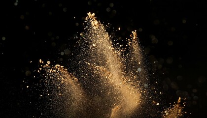 Obraz premium 魔法の粉、キラキラの壁紙、背景素材