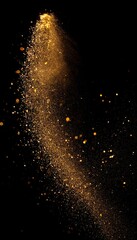 Fototapeta premium キラキラ（背景黒）