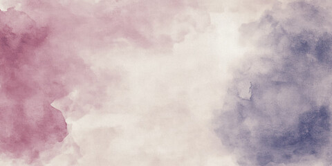 Abstract watercolor aesthetic horizontal background. Hand drawn vector splatter texture. Brush stroked painting pastel color watercolour