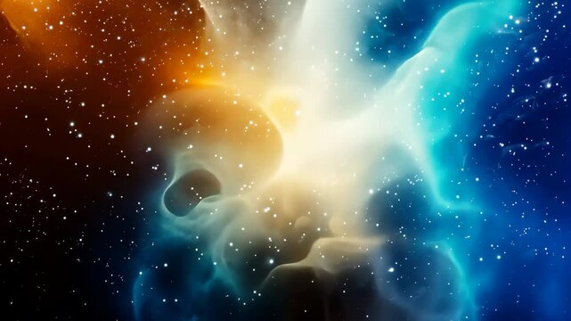 The colorful galaxy clouds and big bang abstract star texture captivate the eye with a mesmerizing display of vibrant hues and swirling patterns, reminiscent of the mysteries and beauty of the cosmos.