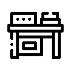 Welding Table line icon