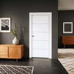 Modern interior door