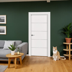 Modern interior door