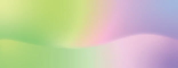 A pastel gradient background with soft green, pink, and purple hues. The background is smooth and colorful, blending green and pink seamlessly. Minimal abstract gradient vector background