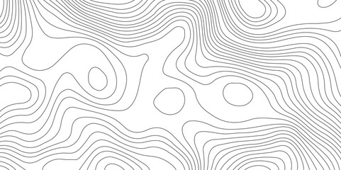 Abstract topographic contours map background, Vector contour topographic map background. Topography and geography map grid abstract backdrop, Modern design with White background.