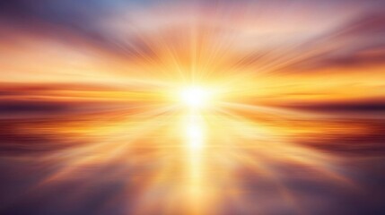 Stunning sunrise over calm waters serene landscape nature photography tranquil environment reflective viewpoint