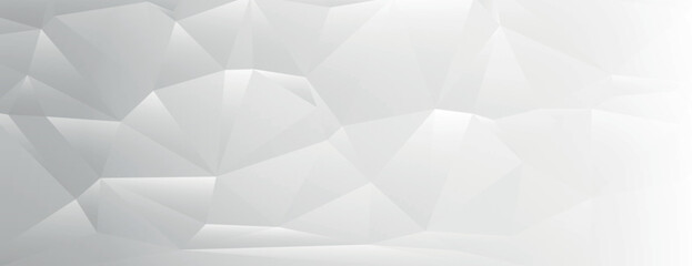 Geometric background with a modern style, featuring light gray tones. The background has a textured, faceted appearance. Gray background. Modern abstract geometric minimal background vector