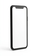 Smart Phone With Blank Screen Isolated, Generative AI