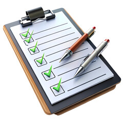 Organized Checklist: Clipboards, Pens, Planning Success, Business, Office Supplies, To Do List,     