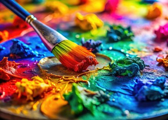 Fototapeta premium Alexa-shot, 24fps stills. Minimalist acid paint mixes. ProRes 4444, RAW photography.