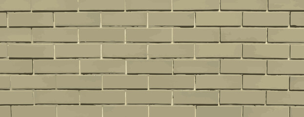 Beige brick background, background with a textured, rustic style. The beige color gives the background a warm, earthy feel. Brick texture background vector wallpaper