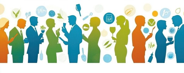 Networking event highlights corporate venue visual content professional environment collaborative viewpoint business growth ideas