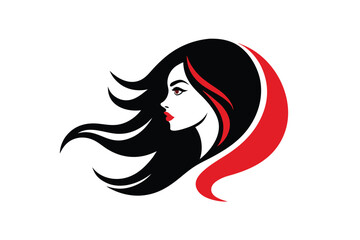 Vector Template Abstract Logo for Woman Salons 