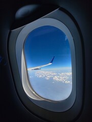 view from airplane window
