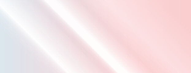 Soft gradient background with smooth texture, blending pink and white colors. The background features a gentle pink and white transition. Gradient neon background vector. Pink background.