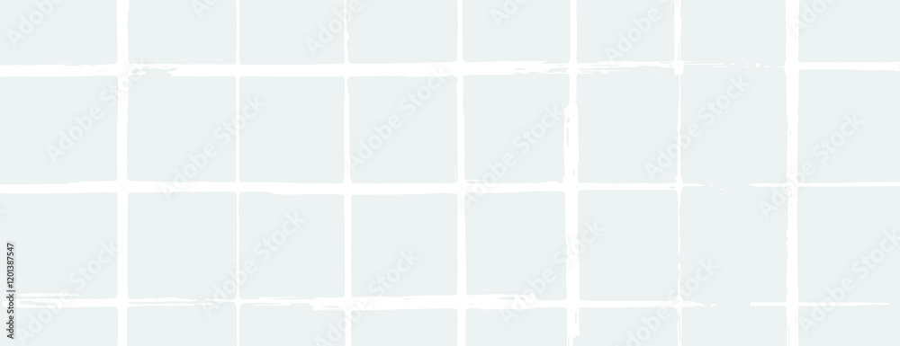 Wall mural grid background with a light gray color. the background features a hand-drawn style with gray lines 