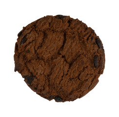 chocolate chip cookie isolated element