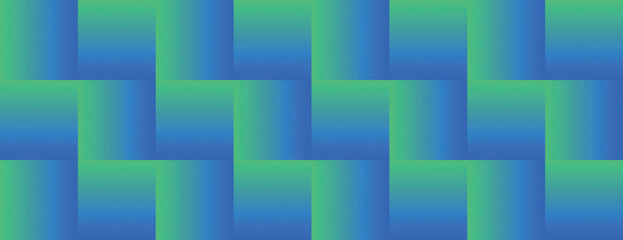 The background features a blue and green gradient pattern. The background has a woven texture with blue and green hues blending smoothly. Geometric gradient background vector. Blue background.