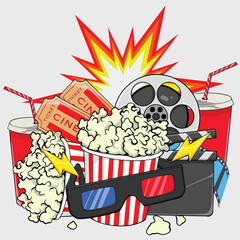 Cinema art Illustration