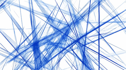 Obraz premium Abstract Blue Lines on White Background Illustration