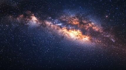 Obraz premium Cosmic Canvas: A Celestial Tapestry of Stars and Nebulae