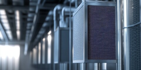 Dedusting equipment featuring blocks of filters and air cyclones, designed for effective air purification and dust removal, highlighting the importance of dedusting equipment in maintaining clean