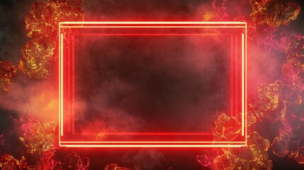 Chinese New Year frame background. Chinese New Year concept with copy space for text.