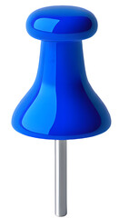 Obraz premium 압정 블루(pressing blue)