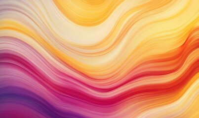 Abstract Background with Wavy Lines and Gradient Colors