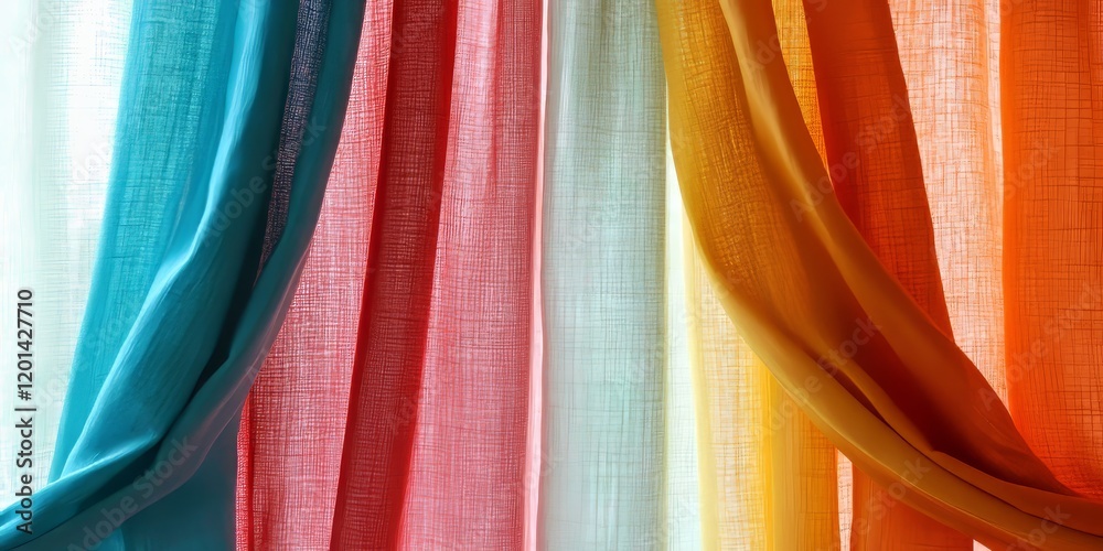 Poster explore the dynamic interplay of curtain and color choice in interior design. the right curtain and 