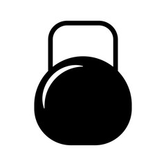 Fototapeta premium Kettlebell vector icon. Kettlebell icon Kettle bell Icon design very creative design. 