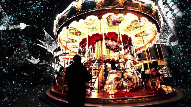 Christmas carrousel