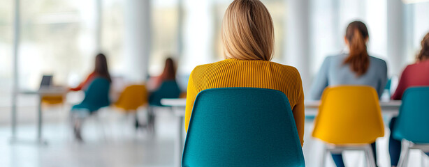 group of students engaged in collaborative learning in modern classroom
