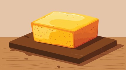 Cornbread Icon Vector Isolated on Transparent Background