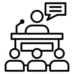 conference single icon
