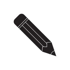 pencil illustration flat icon vector
