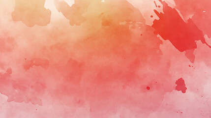 Soft Red and Orange Gradient Watercolor Background, Low Saturation, High Resolution, Detailed Professional Photography for Stunning Visual Design