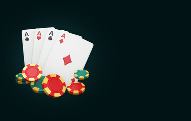 Casino roulette chips dices flying. Online casinos and mobile gambling, Jackpot Winner