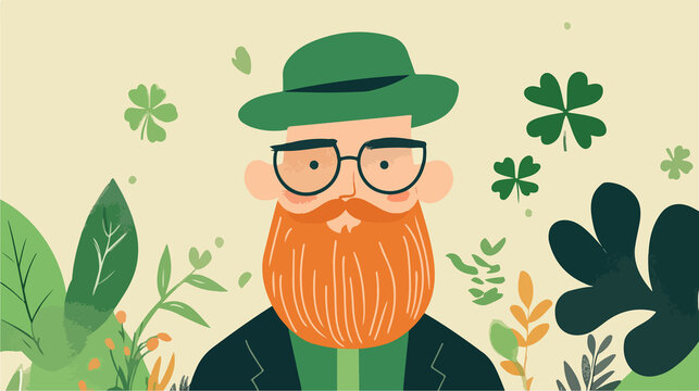 Lucky Charm Saint Patrick's Day Vector Design Template for Festive Celebrations