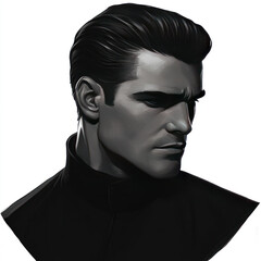 Fototapeta premium hairstyle man